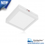 Die-cast Aluminum 7 Inch Square Flush Mount LED Ceiling Light0