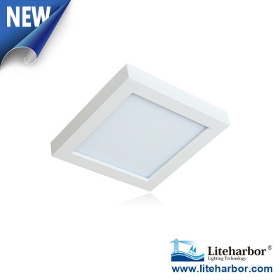 Die-cast Aluminum 7 Inch Square Flush Mount LED Ceiling Light