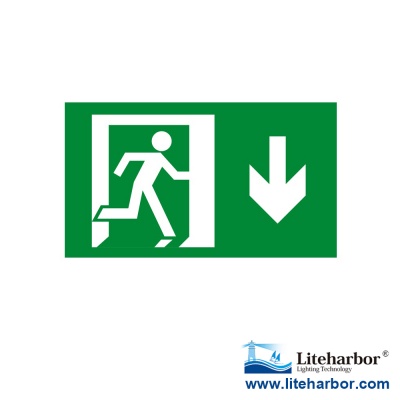 ABS LED Running Man Emergency Exit Sign