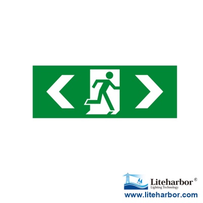 ABS LED Running Man Emergency Exit Sign